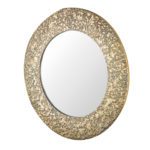 ABYSS GOLD TEXTURED WALL MIRROR 3
