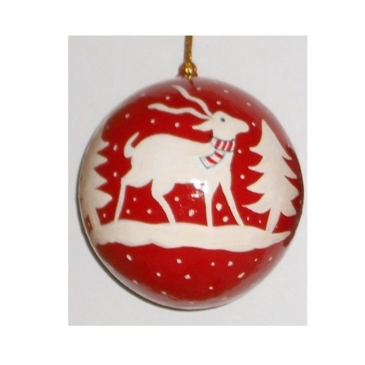 Aaric Christmas Tree Decoration,Red and White