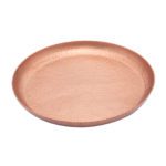 Circular Hammered Copper Aluminium Tray 1