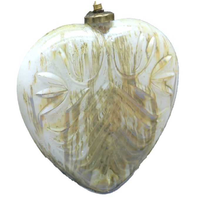 Pyoor Glass Ornament, Antique White