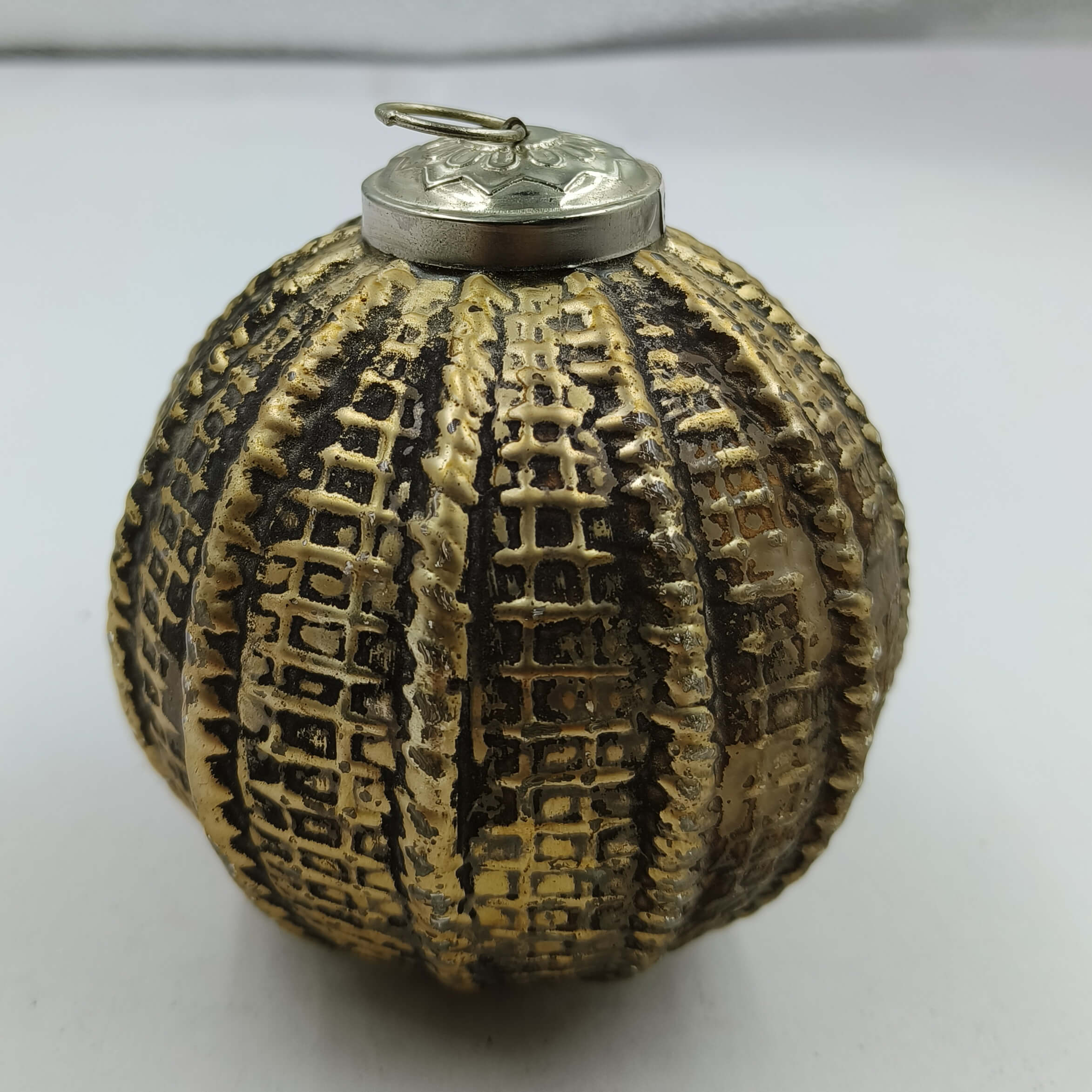 Reshana Glass Ornament, Gold