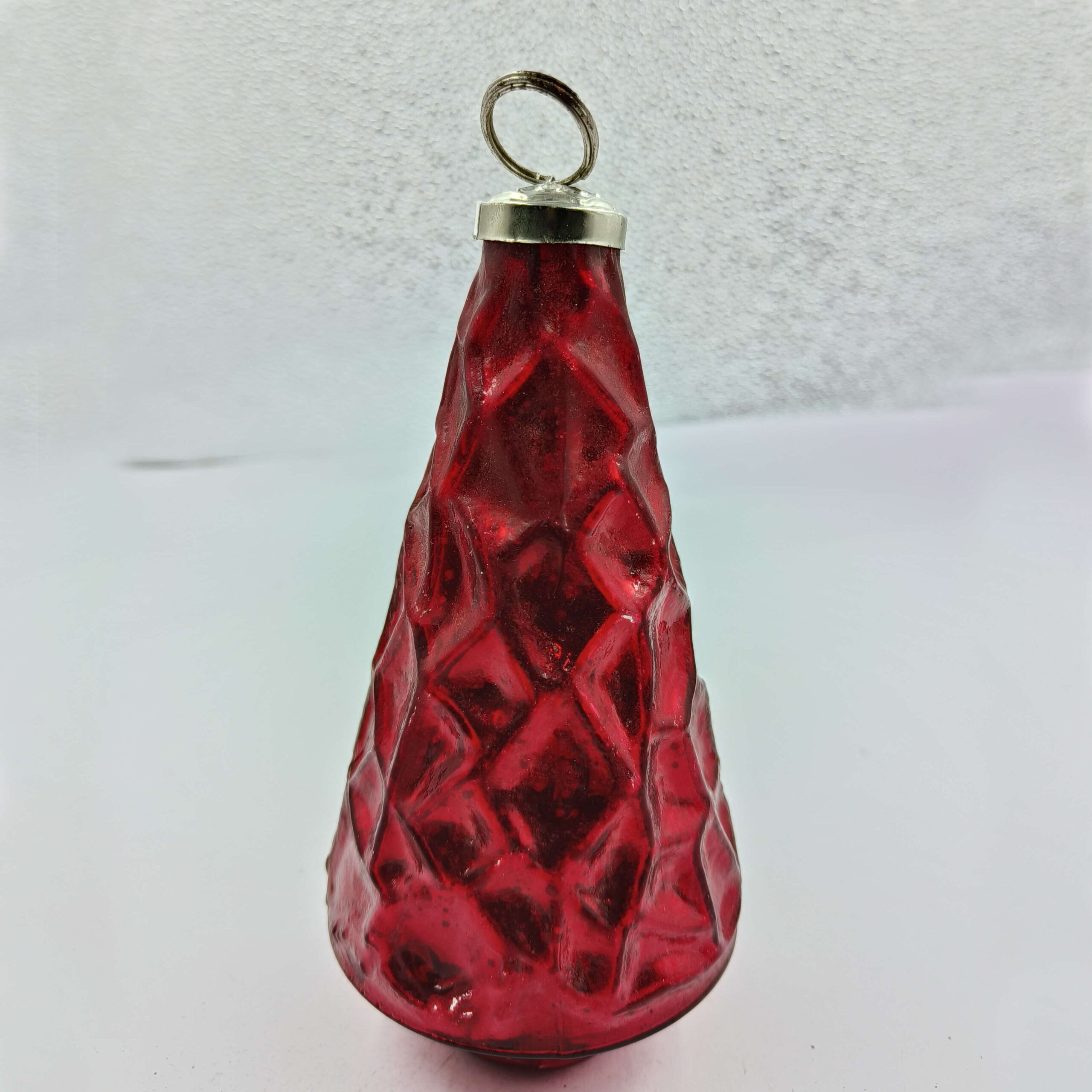 Shannisa Glass Ornament, Red