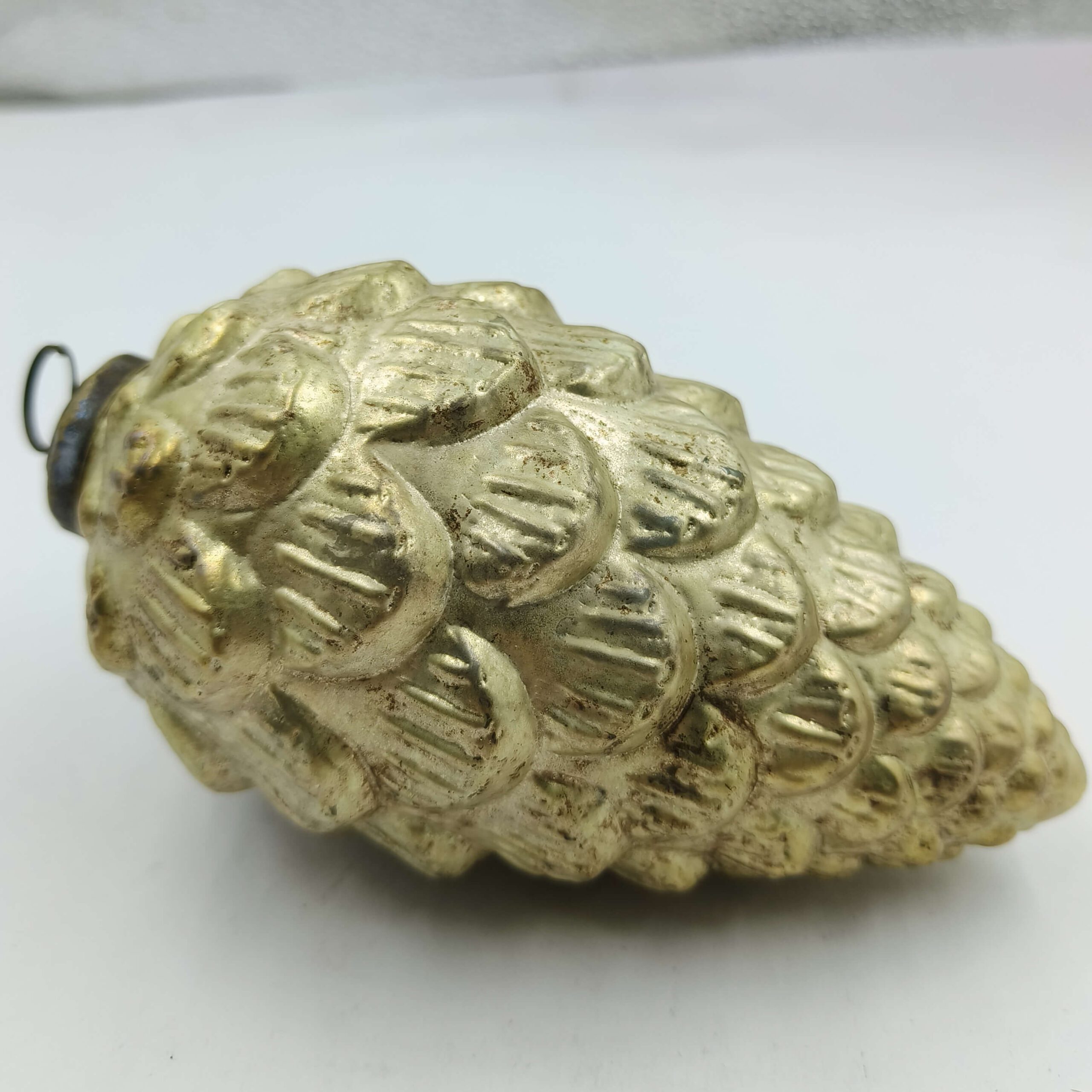 Tobias Glass Ornament, Gold