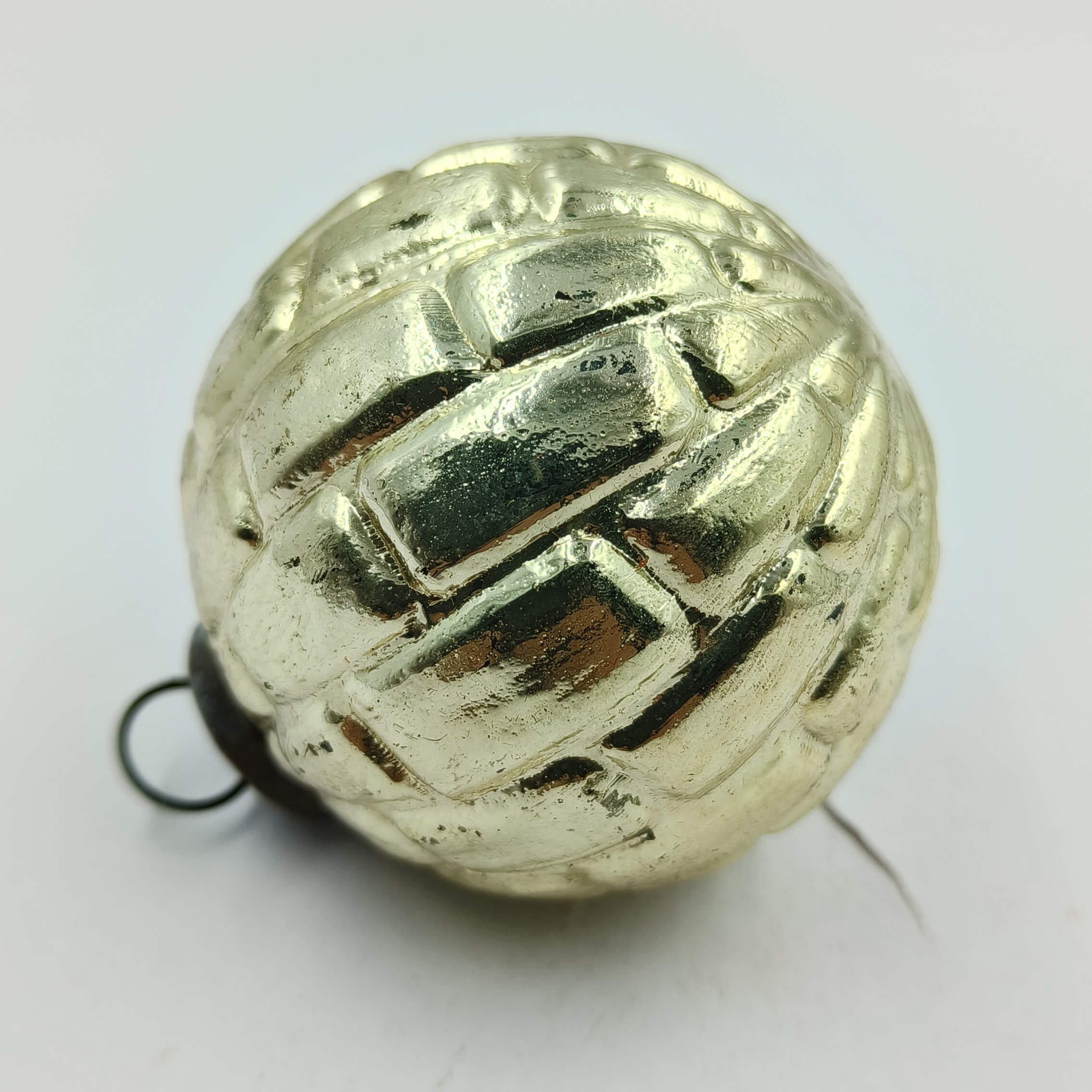 Vann Glass Ornament, Gold